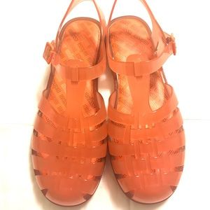 Melissa Jelly women’s sandals orange size 9